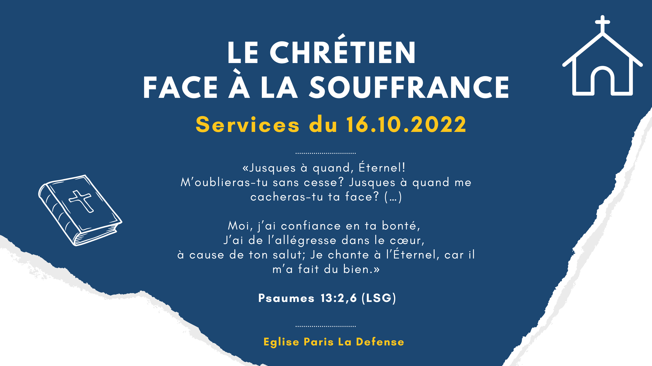 Culte du 16 oct. 22